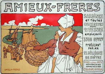 Reproducción de un cartel publicitario de 
