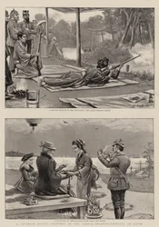 Un Bisley Japonés, Bocetos en el Festival Anual de Tiro en Kioto