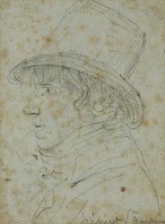 Jacques Hebert (1757-94) (lápiz sobre papel)