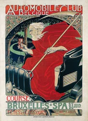Automobile Club Belgique. Carrera Bruselas - Spa