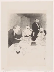 Mannen aan tafel tijdens een diner Se condecora y sus amigos le ofrecen un banquete (título original) Los grandes espectáculos de la naturaleza; la vida de Mr. Any (título original de la serie)