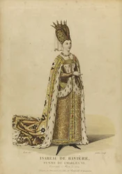Isabelle de Baviere, reina de Francia (Isabelle de Baviere, ou de Wittelsbach Ingolstadt