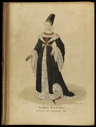 María de Anjou, Reina de Francia, finales del siglo XVIII