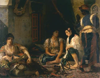 Escena argelina, mujeres de Argel