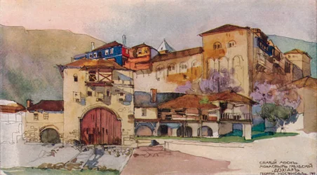 El monasterio griego de Dohiar, siglo XIX