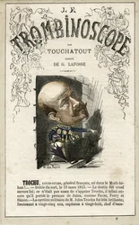 Louis-Jules TROCHU (1815-1896) ilustración de "Le Trombinoscope", periódico político satírico de Leon-Charles Bienvenu, conocido como Touchatout (1835-1910) monografía N. 6, París