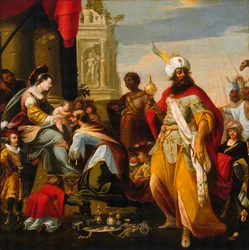 La adoración de los magos, antes de 1624