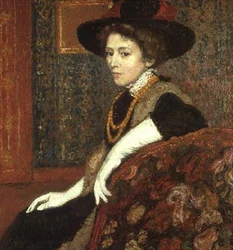 Retrato de la esposa del artista