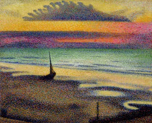 La playa en Heist, 1891-92