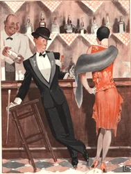 Portada de "Le Sourire" (litografía en color)