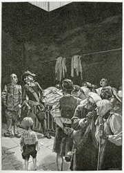 La Morgue - ilustración de Han d’Islande, siglo XIX