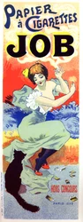 Papel de fumar Job. Cartel de Georges Meunier