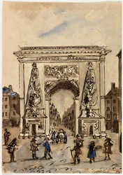 Entrada del arrabal Saint-Martin