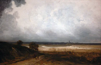 Paisaje con figuras.
