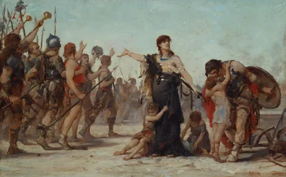El sacrificio a la patria