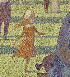 Un domingo en La Grande Jatte, 1884-86