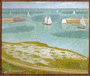 Entrada al puerto (óleo sobre lienzo)