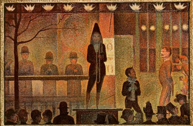 La Parade - Invitation to the side-show (pintura sobre lienzo)