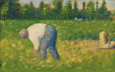 Campesino trabajando; Paysan travaillant, 1882-1883