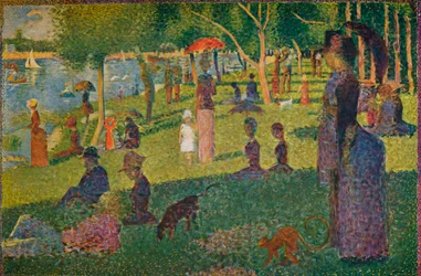 Estudio para Un domingo en La Grande Jatte, 1884