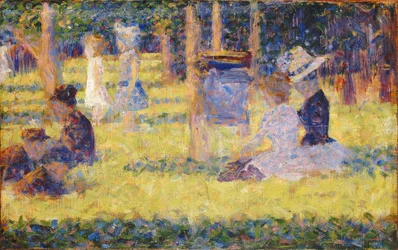 Estudio para La Grande Jatte, 1884-1885