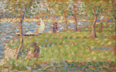 Estudio para La Grande Jatte, 1884-1885