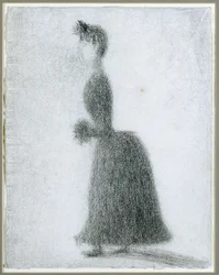 El caminante con un manguito, c.1884