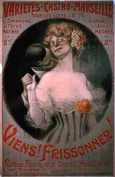 Póster publicitario de una revista en el Variete-Casino, Marsella