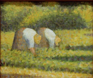 Campesinas trabajando