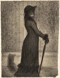 Mujer paseando
