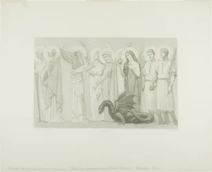 Vida pastoral de Santa Genoveva (panel derecho)
