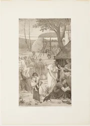 Vida pastoral de Santa Genoveva (panel derecho)