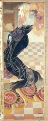 Dama con vestido negro, c. 1900