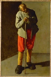 Anciano (pintura sobre lienzo)