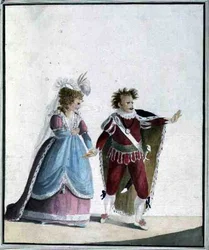 John Edwin y Sarah Siddons