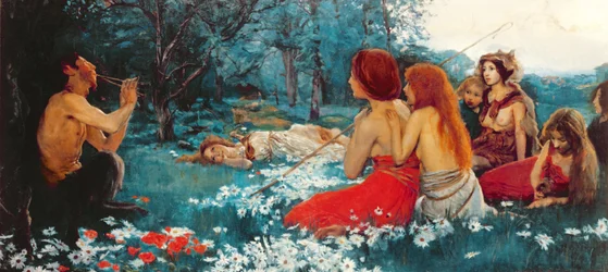 Pan (óleo sobre lienzo)