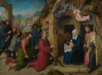 La adoración de los Reyes Magos (Copia de Hugo van der Goes)