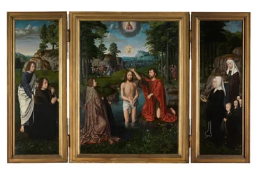 El Bautismo de Cristo, c.1502-08 (óleo sobre tabla)