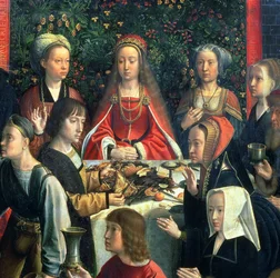 Las Bodas de Caná (detalle)