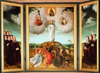 La Transfiguración de Cristo (óleo sobre madera)