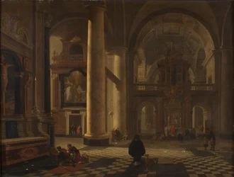 Interior de una iglesia católica