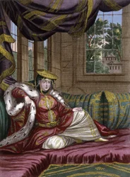 Dama judía en la corte del sultán otomano