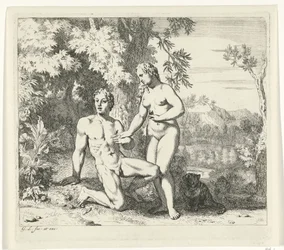 Adán y Eva en el Paraíso Escenas de Génesis (título de la serie)
