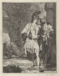 Eneas y de Sibille van Cumae