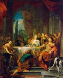 Antonio y Cleopatra, siglo XVII o principios del siglo XVIII
