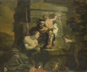 Granida y Daifilo, c.1665-1668 (óleo sobre lienzo)