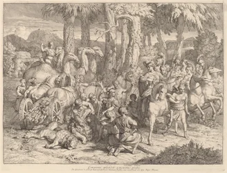 Semíramis en la caza del león