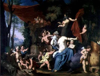 Venus Llorando a Adonis