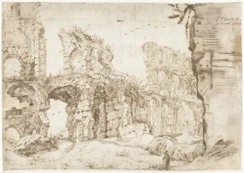 Ruinas del Coliseo, Roma, vistas desde dentro