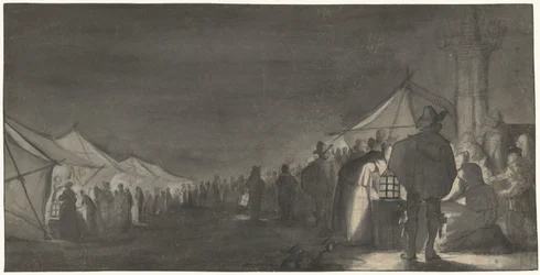 El Melkmarkt de Zwolle, por la noche